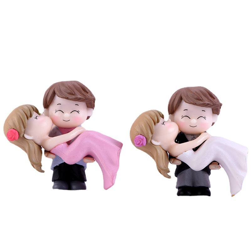 DIY Miniature Couple Keychain - Embracing Princess Design