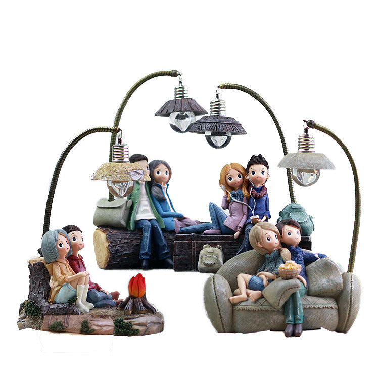 Creative Couple Night Light for Home Decoration Gift