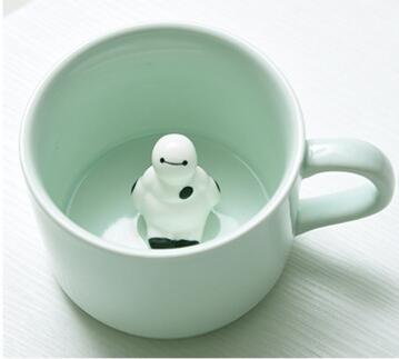 3D Cute Animal Coffee Mug - Ceramic Couple Cup