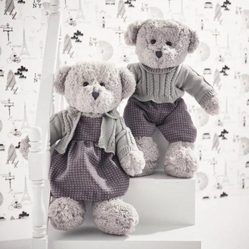 Sweater Couple Teddy Bear Comfort Plush Toy