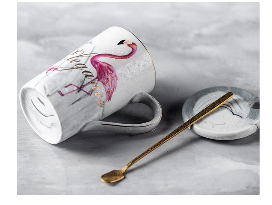 Ceramic Couple Coffee Mug and Water Cup