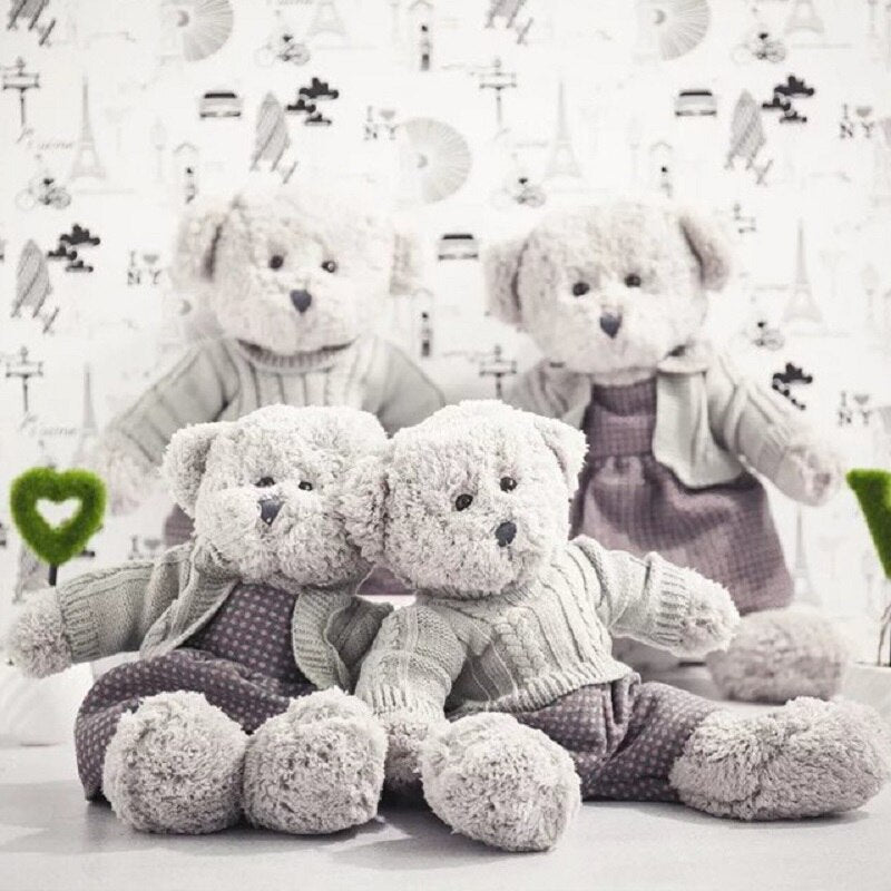 Sweater Couple Teddy Bear Comfort Plush Toy