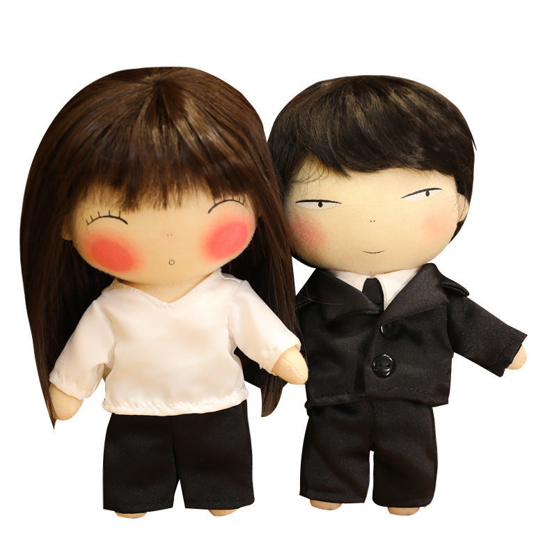 Couple Plush Dolls Inspired by Celebrities