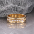 Trendy Electroplated Rhinestone Couple Rings Wholesale