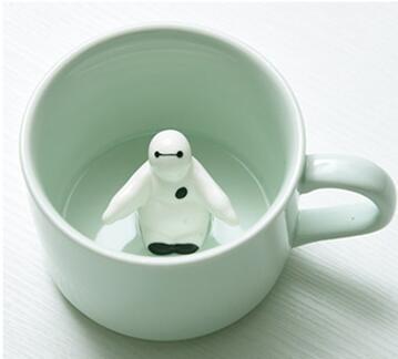 3D Cute Animal Coffee Mug - Ceramic Couple Cup
