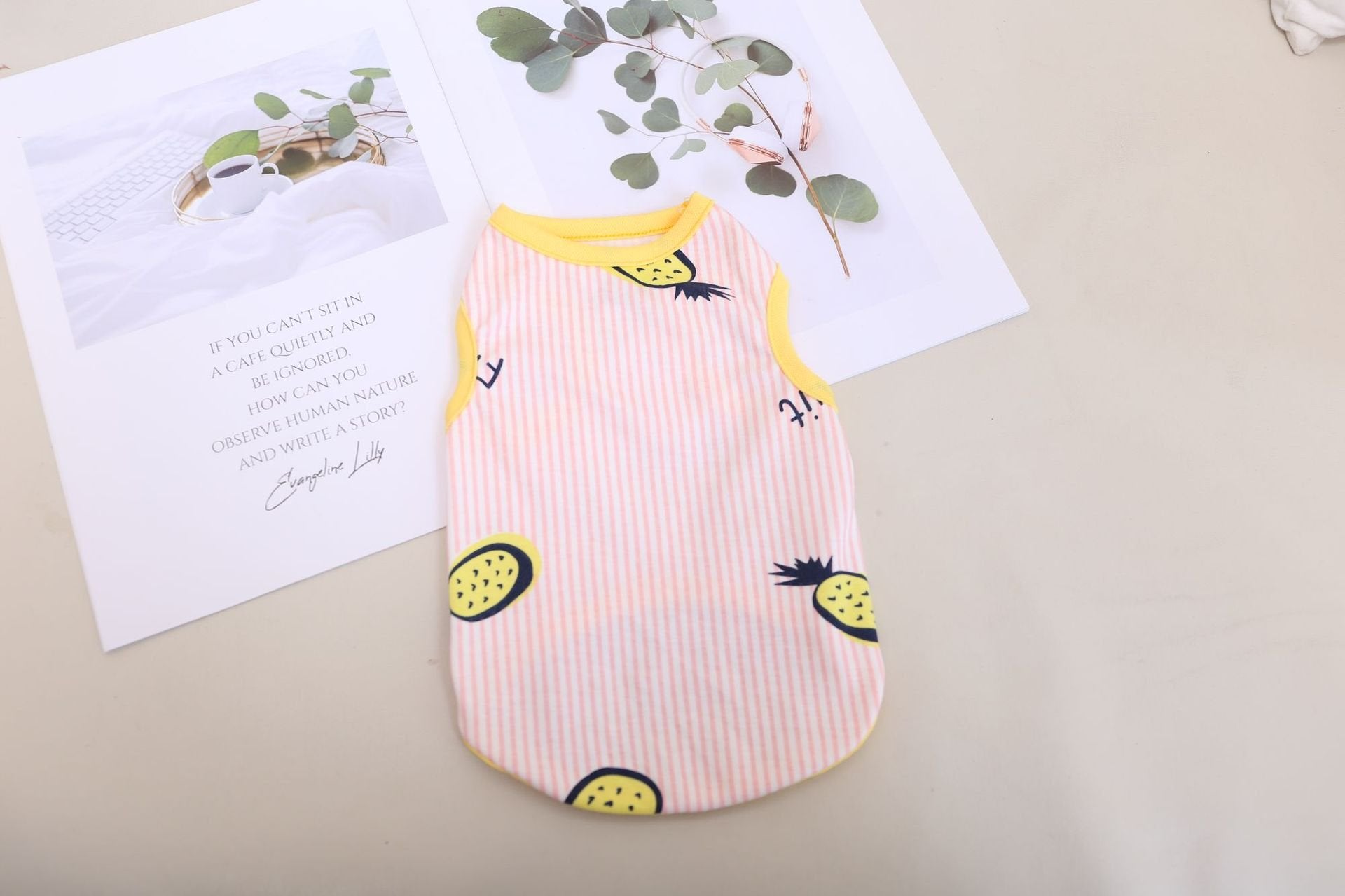 Breathable Cotton Sling Dress for Pets (Couple Set)
